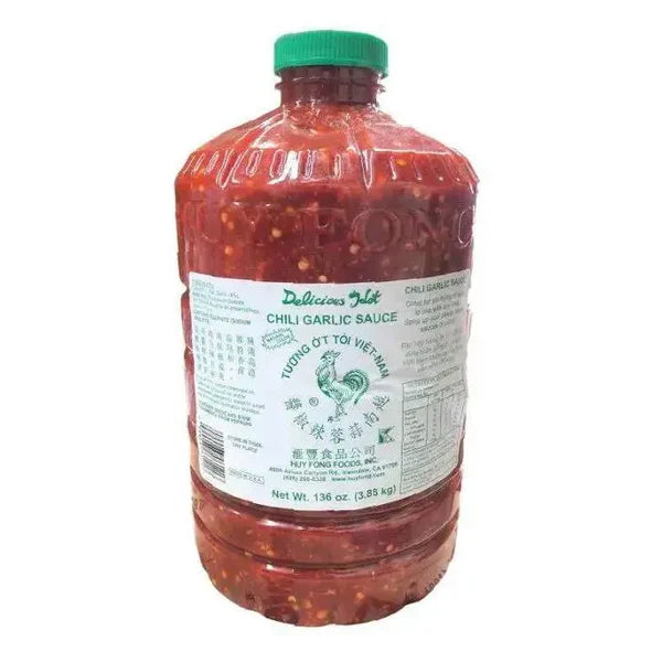 Huy Fong Chilli Garlic Sauce 3.895kg – The Ultimate Bulk Heat for Serious Flavor Lovers