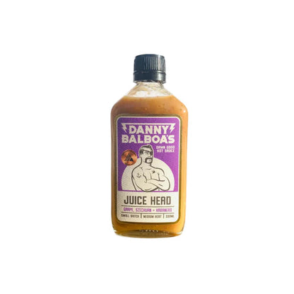 Danny Balboa Sauce | Juice Head Roasted Red Grape, Szechuan & Habanero Hot Sauce 200ml | Petitstresors