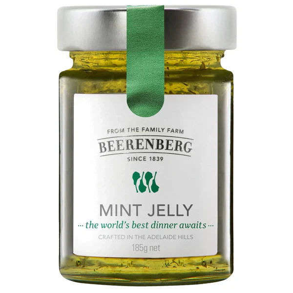 Beerenberg Mint Jelly 185g – Classic Sauce for Lamb Dishes
