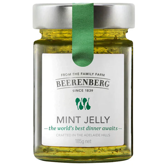 Beerenberg Mint Jelly 185g – Classic Sauce for Lamb Dishes