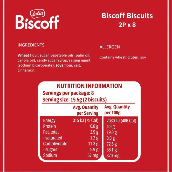 Lotus Biscoff Cookies | Iconic Caramelised Crunch