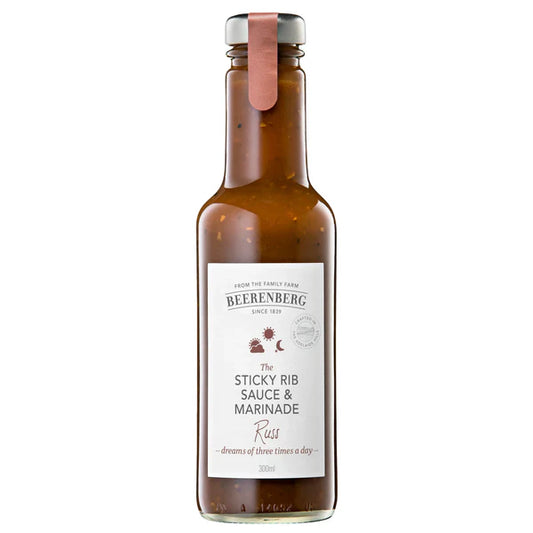 Beerenberg Sticky Rib Sauce and Marinade 300ml – Sweet, Smoky and BBQ-Ready