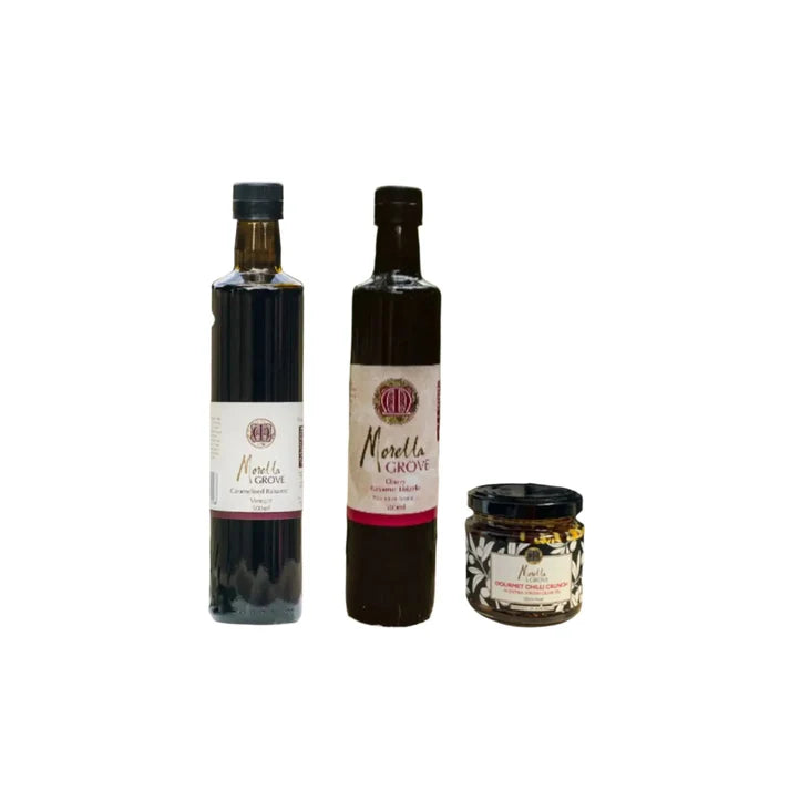 Free Gourmet Chilli Crunch with Every Morella Grove Balsamic 500ml Duo – Limited Stock