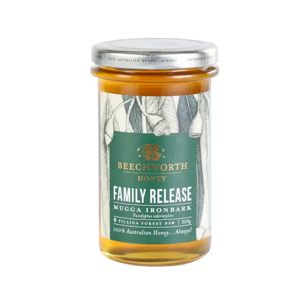 Beechworth Honey Family Release Mugga Ironbark Honey – Single-Varietal, 350 g Limited Edition