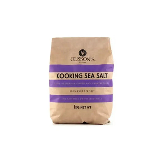 Olsson's Cooking Sea Salt 1kg – Pure Australian Sea Salt