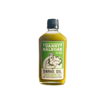 Danny Balboa Sauce | Snake Oil Jalapeno, Pineapple & Lime Hot Sauce 200ml | Petitstresors