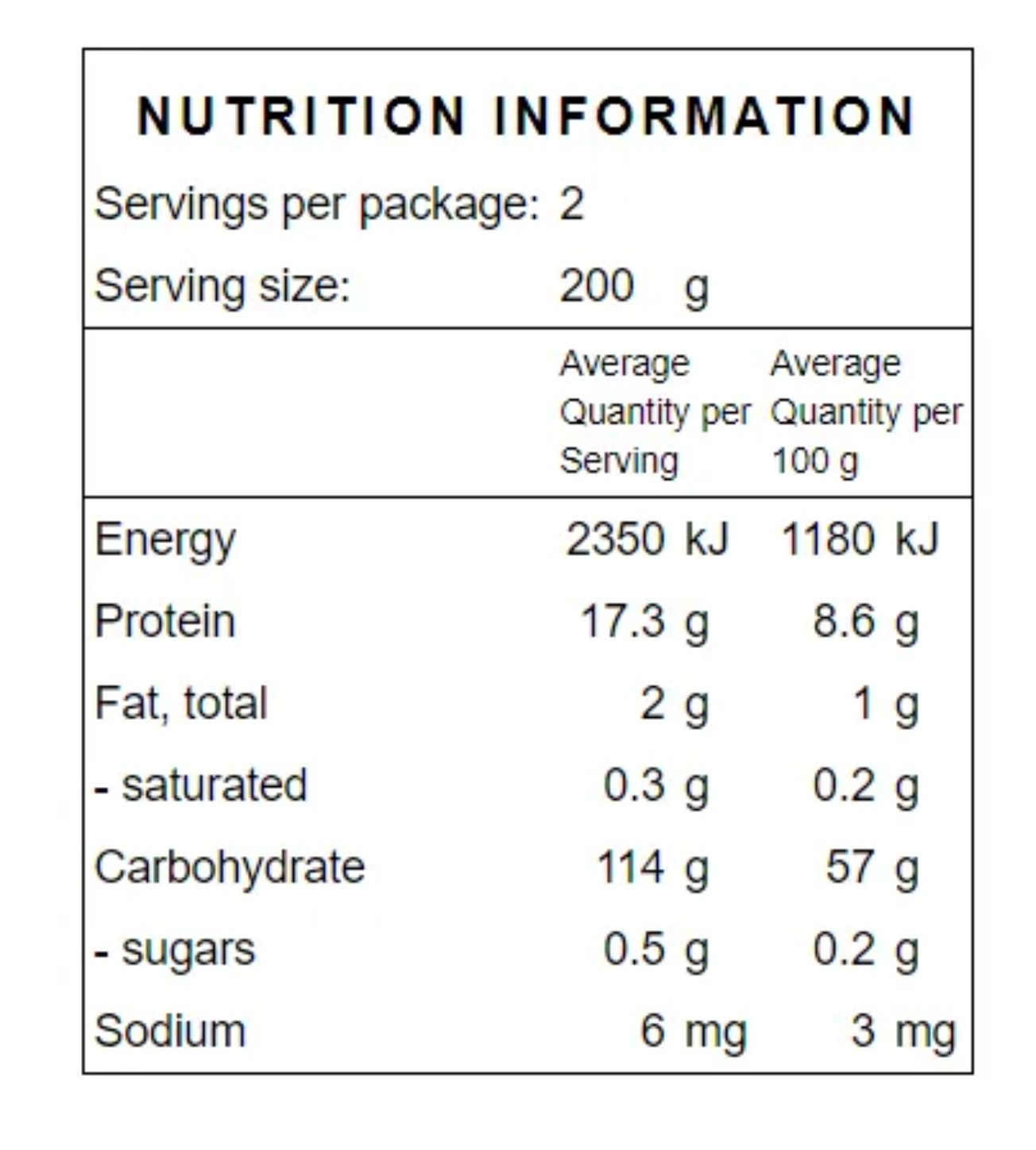 Pumpkin Fettuccine 400g