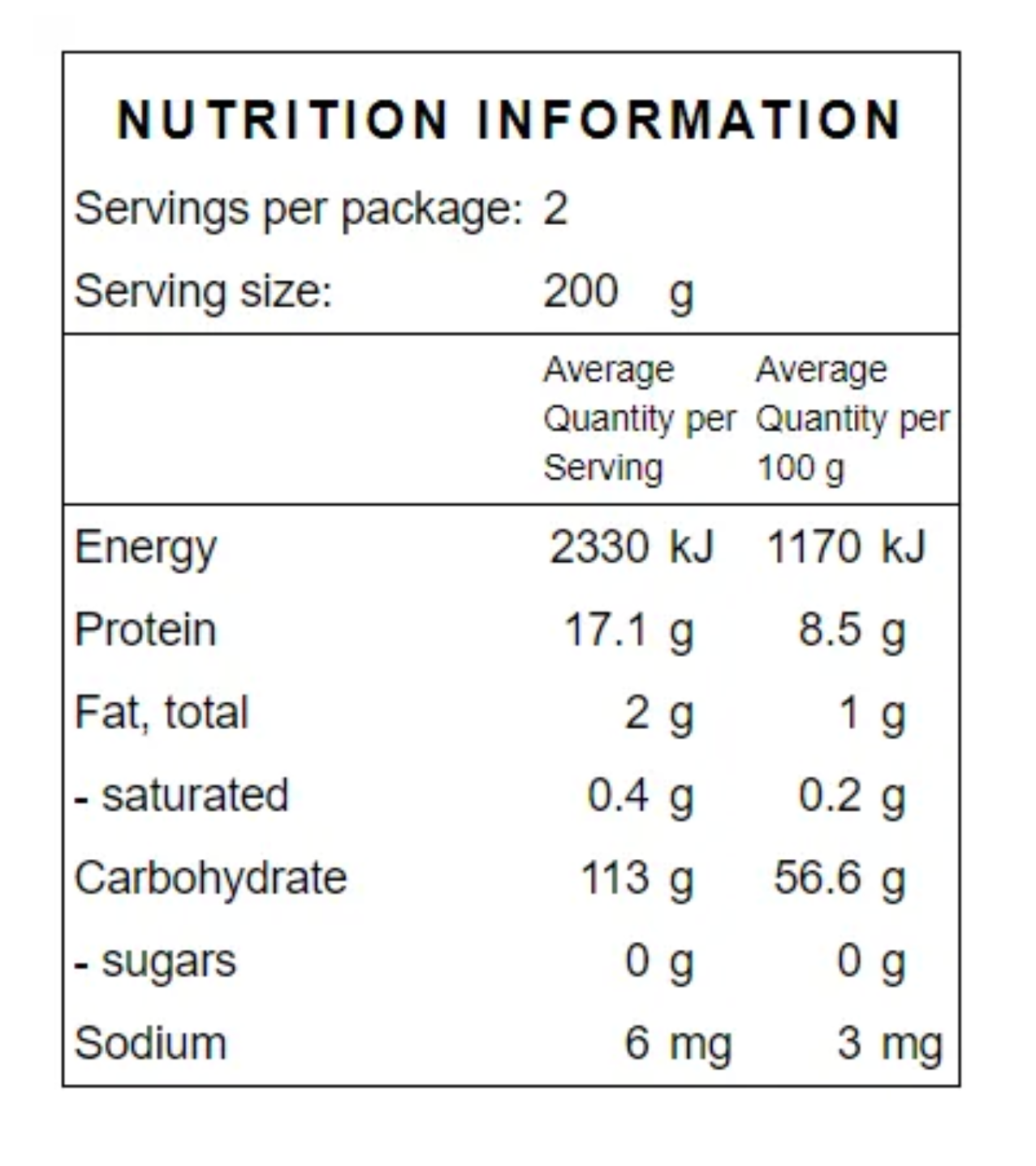 Linguine (Egg Free) 400g