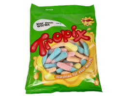 TROPIX SOUR NEON WORMS 140G