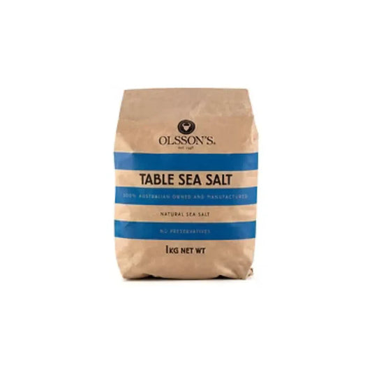 Olsson's Table Sea Salt 1kg – Pure Australian Sea Salt