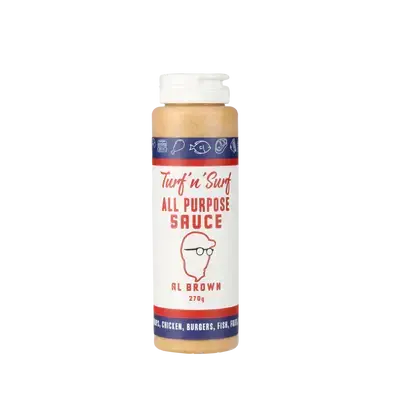 AL Brown | Turf ‘n’ Surf All Purpose Sauce | 270g GF PetitsTresors