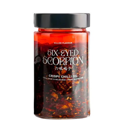Six-Eyed Scorpion Original Crispy Chilli Oil XL 720ml V GF