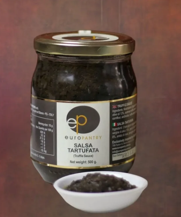 EuroPantry Black Truffle Paste - Salsa Tartufata 500g | Vegan