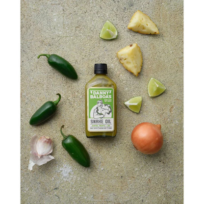 Danny Balboa Sauce | Snake Oil Jalapeno, Pineapple & Lime Hot Sauce 200ml | Petitstresors